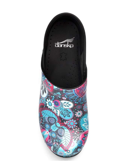 grey paisley dansko